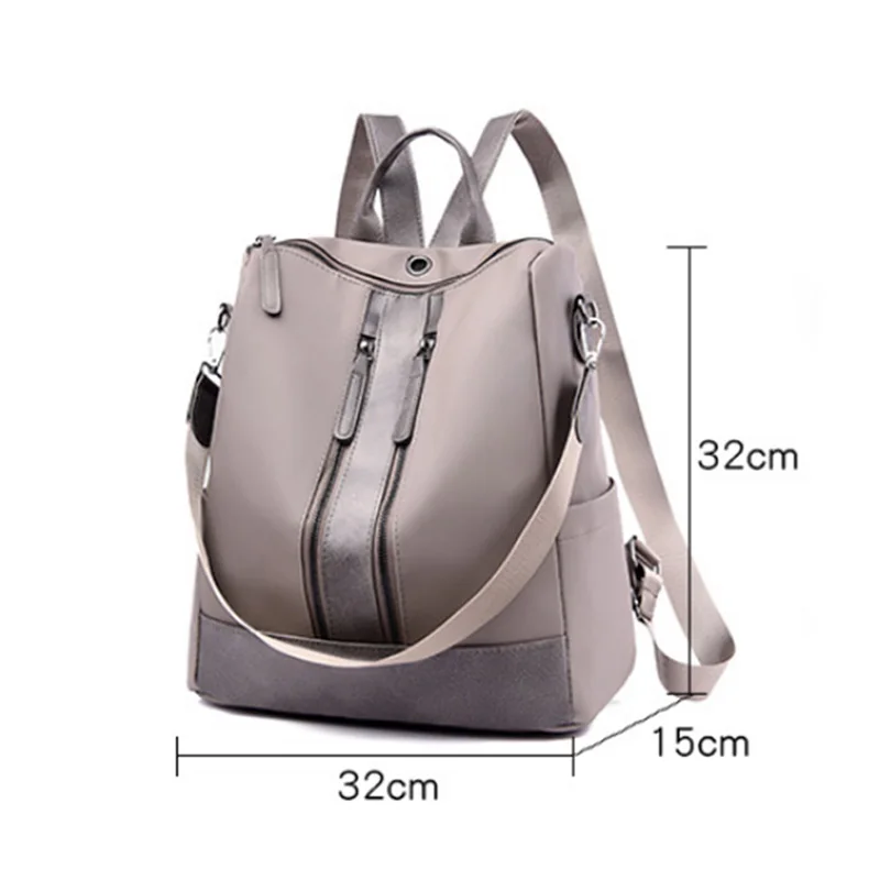 Рюкзак с разъемом для наушников однотонный многофункциональный женский рюкзак в