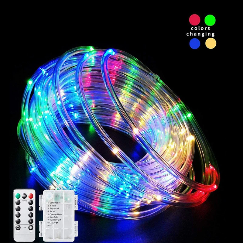 Водонепроницаемый Рождественский уличный садовый светодиодный гирлянда для