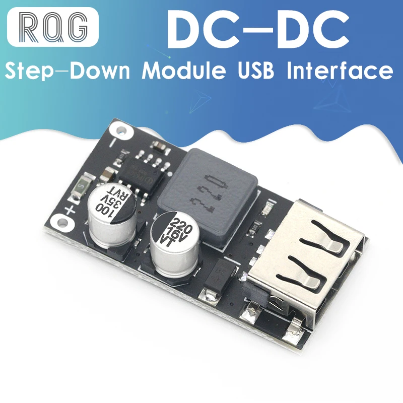 Понижающий преобразователь QC3.0 QC2.0 USB DC-DC зарядный понижающий модуль 6-32 в 9 12 В 24