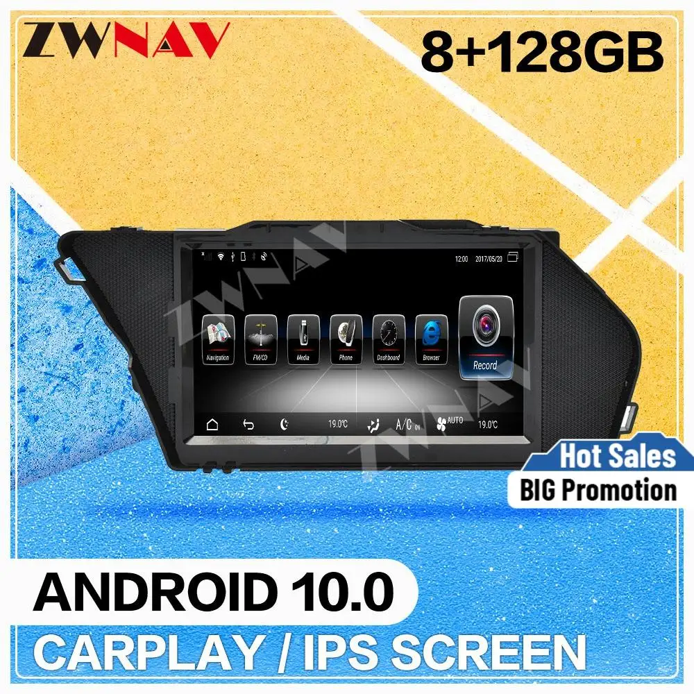 Андроид 10 GPS головное устройство для Mercedes Benz C Class W204 C200 2007 2008 2009 2010 2011 2012 2013 2014 Радио