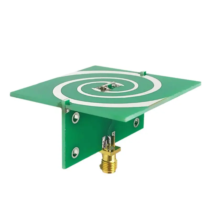 

1PCS 2.4GHZ-5.8GHZ 5W UWB circular polarization UWB Wideband antenna helical circularly polarized antenna
