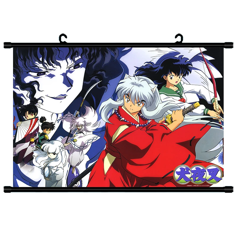 1 шт. японский мультфильм Inuyasha Аниме хигураси Кагоме печатный плакат прокрутка