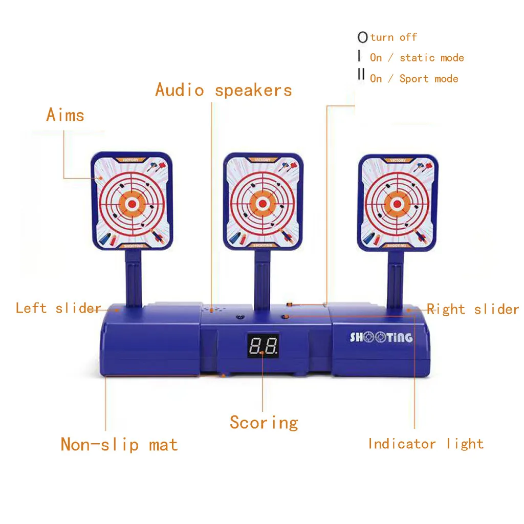 Мобильная электронная цифровая цель для подсчета очков координации рук и глаз