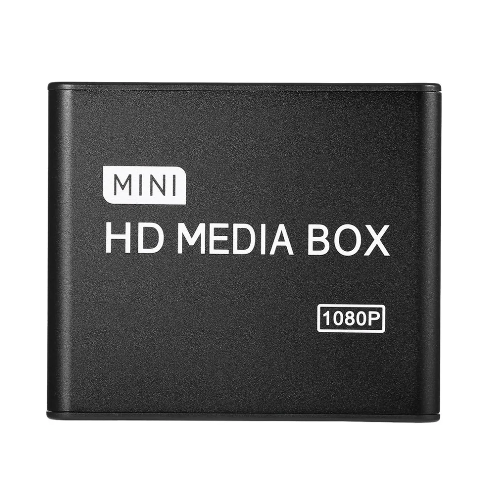 HD 1080P медиа бокс HDMI медиаплеер коробка ТВ Видео мультимедийный плеер ЕС разъем USB