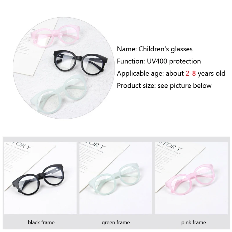 

LongKeeper Anti Blue Light Kids Glasses Frame Boys Girls Vintage UV400 Spectacle Round Computer Clear Lens UV400 Eyeglasses