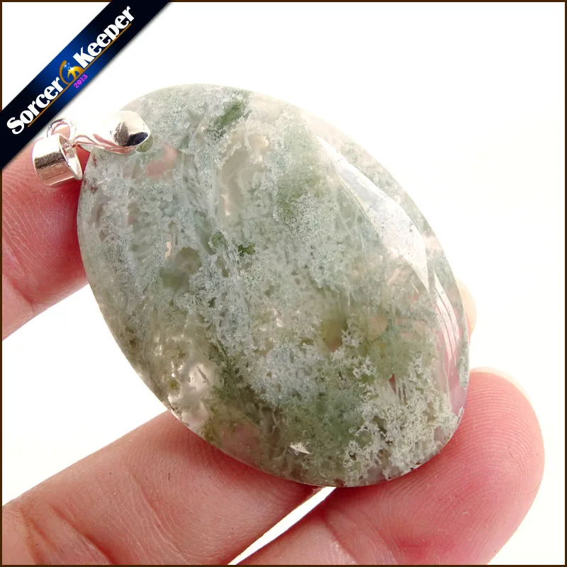 

Горячие Агаты ювелирные аксессуары ожерелье кулон натуральные дендритные Бусы из камня Агата заявление для мужских ювелирных изделий Bijou ...