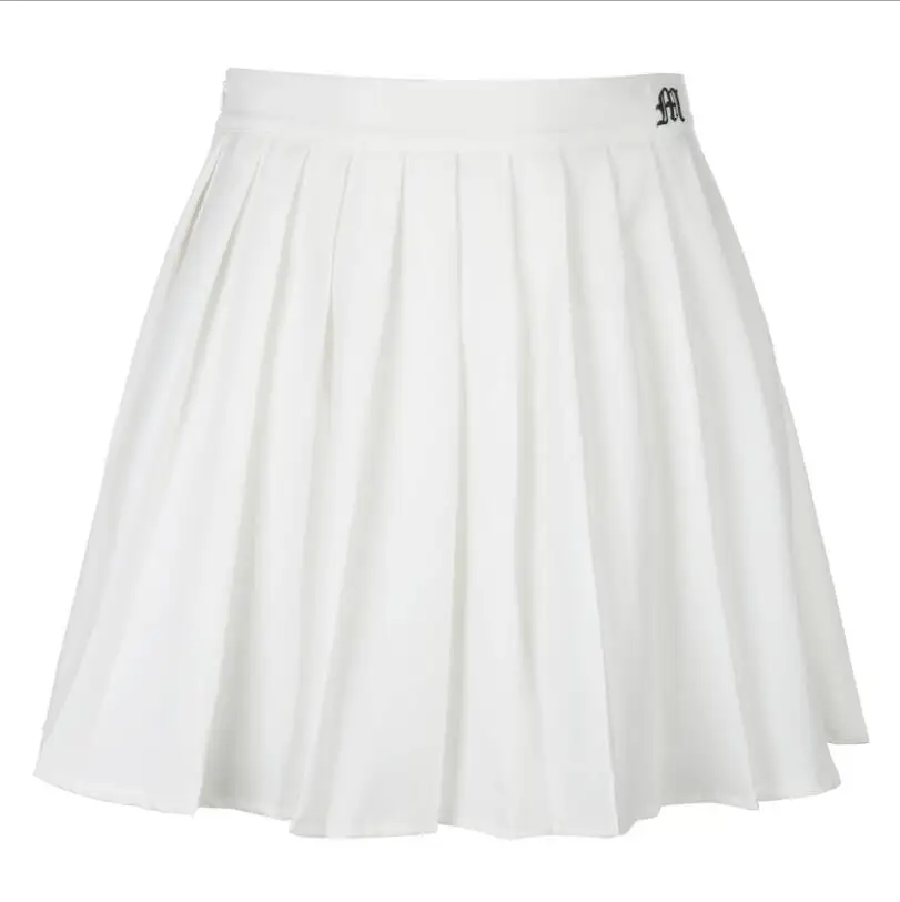 

Autumn and winter new women's embroidery fashion bottoming pleated skirt