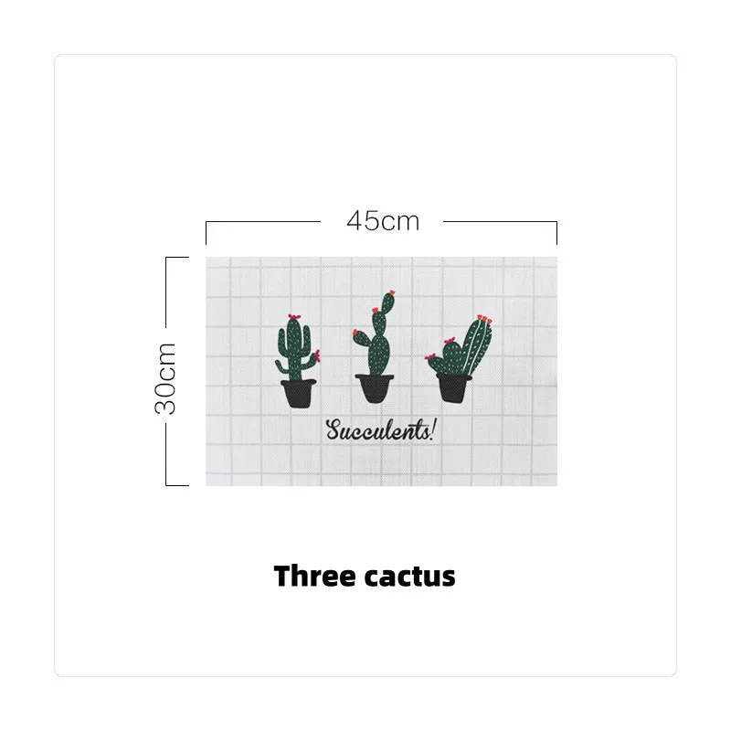 Коврик для стола в стиле Ins термостойкий нескользящий прямоугольный защитный