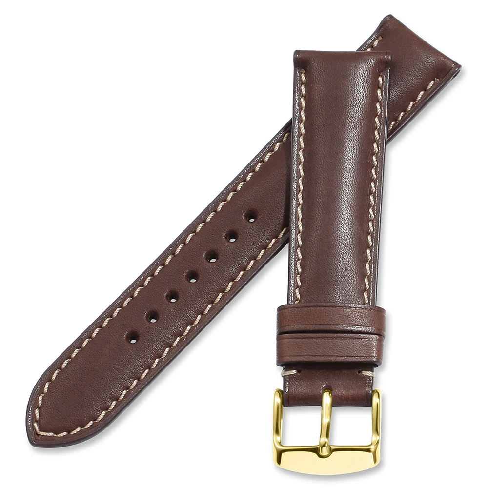 IStrap часы наручные часы на кожаном ремешке полосы для Breitling IWC Casio Seiko 16 мм 18 мм 19 мм 20 мм 21 мм 22 мм 24 мм браслет на запястье