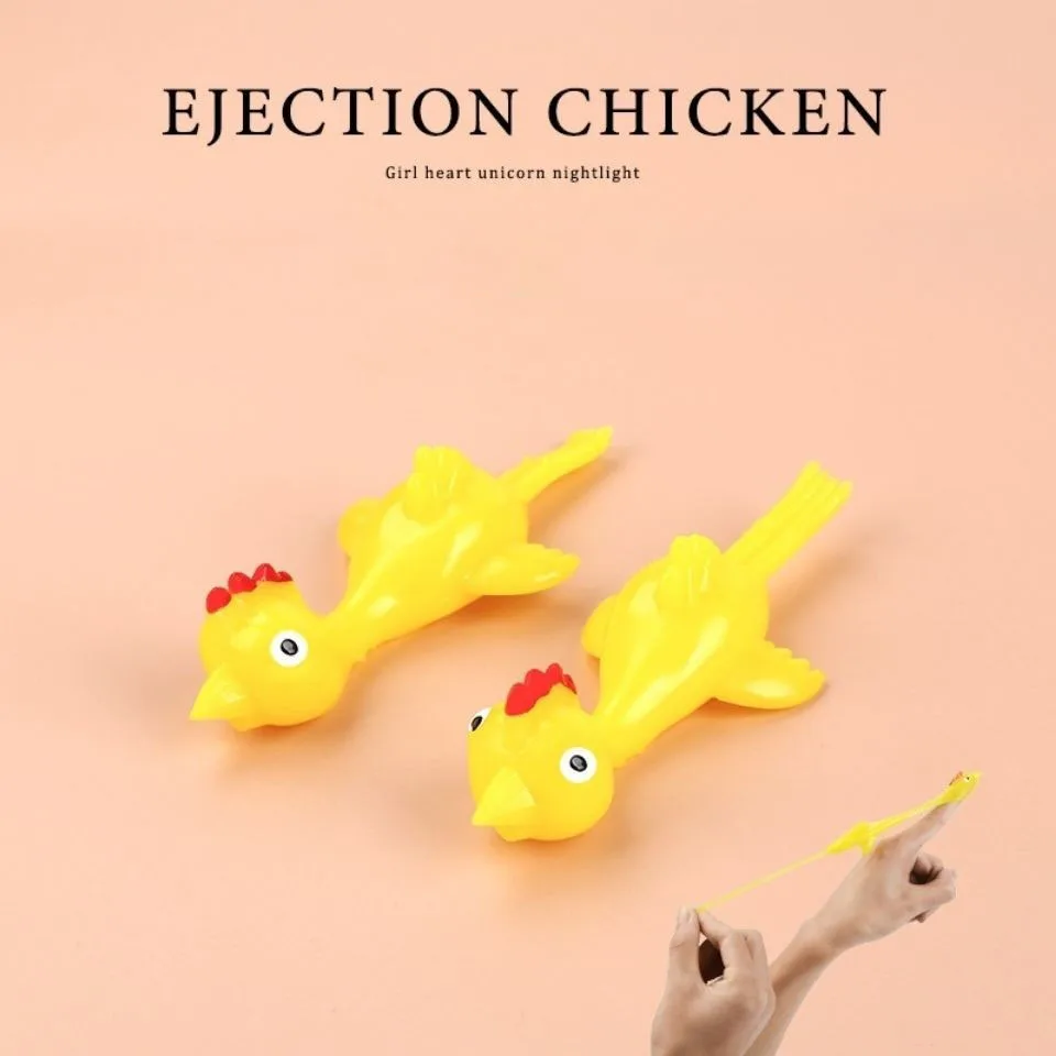 Забавная игрушка в подарок катапульта цыпленок TPR мягкая Старт Рогатка индейки
