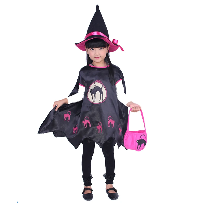 Детский костюм для косплея на Хэллоуин страшная накидка волшебника тыквы ведьмы