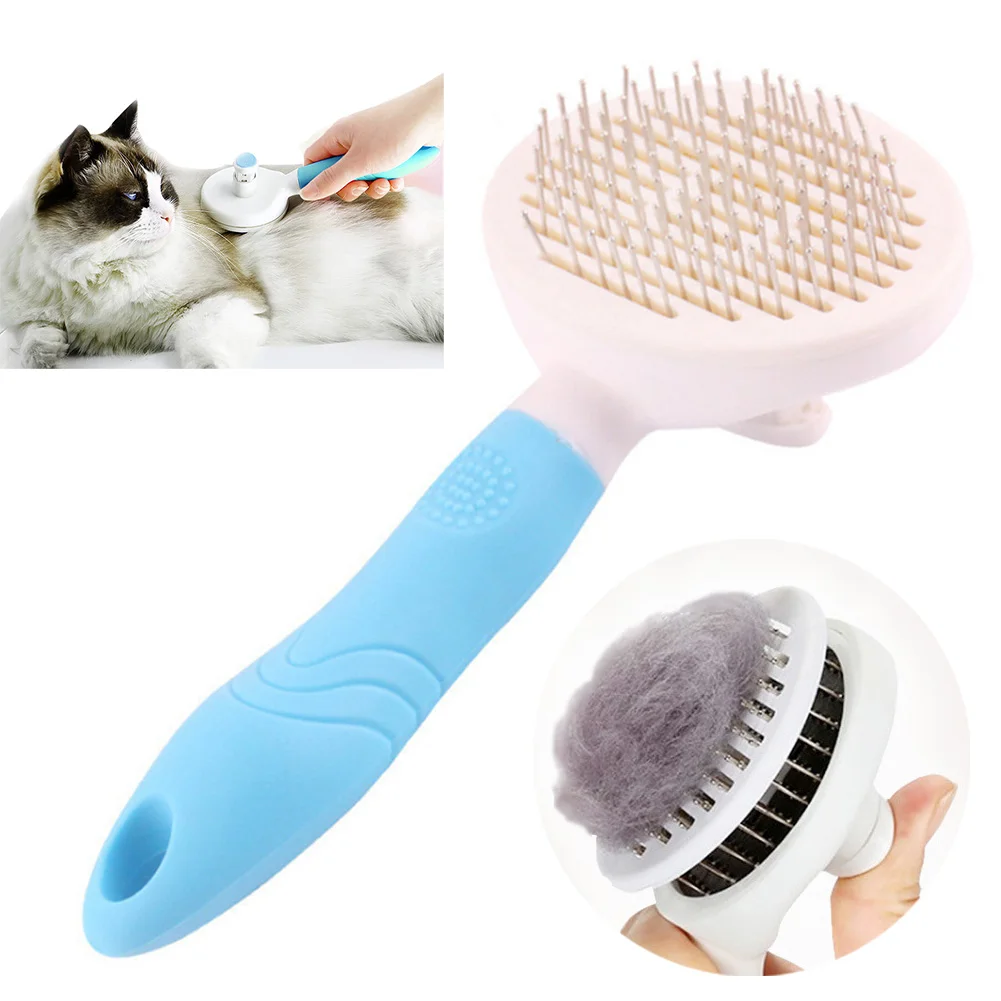 Расческа для удаления шерсти домашних животных щетка у собак и кошек груминга
