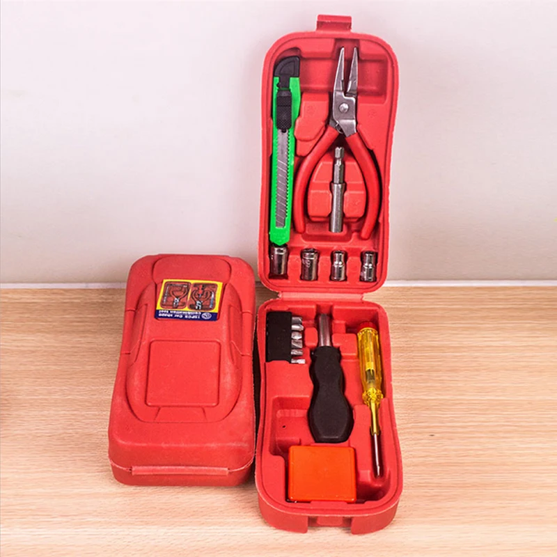 Набор ручных инструментов общий бытовой набор с пластиковым ящиком для чехол