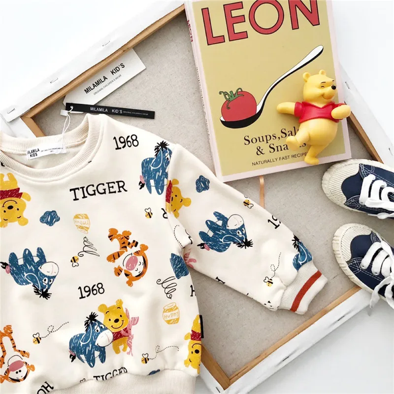 Свитер для мальчиков и девочек с героями мультфильмов Дисней Пуловер Детский