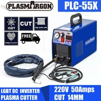 plc 55x plasma cutter igbt air plasma cutter 220v 12mm clean 50amps cut air plasma cutting machine hf inverter cutter