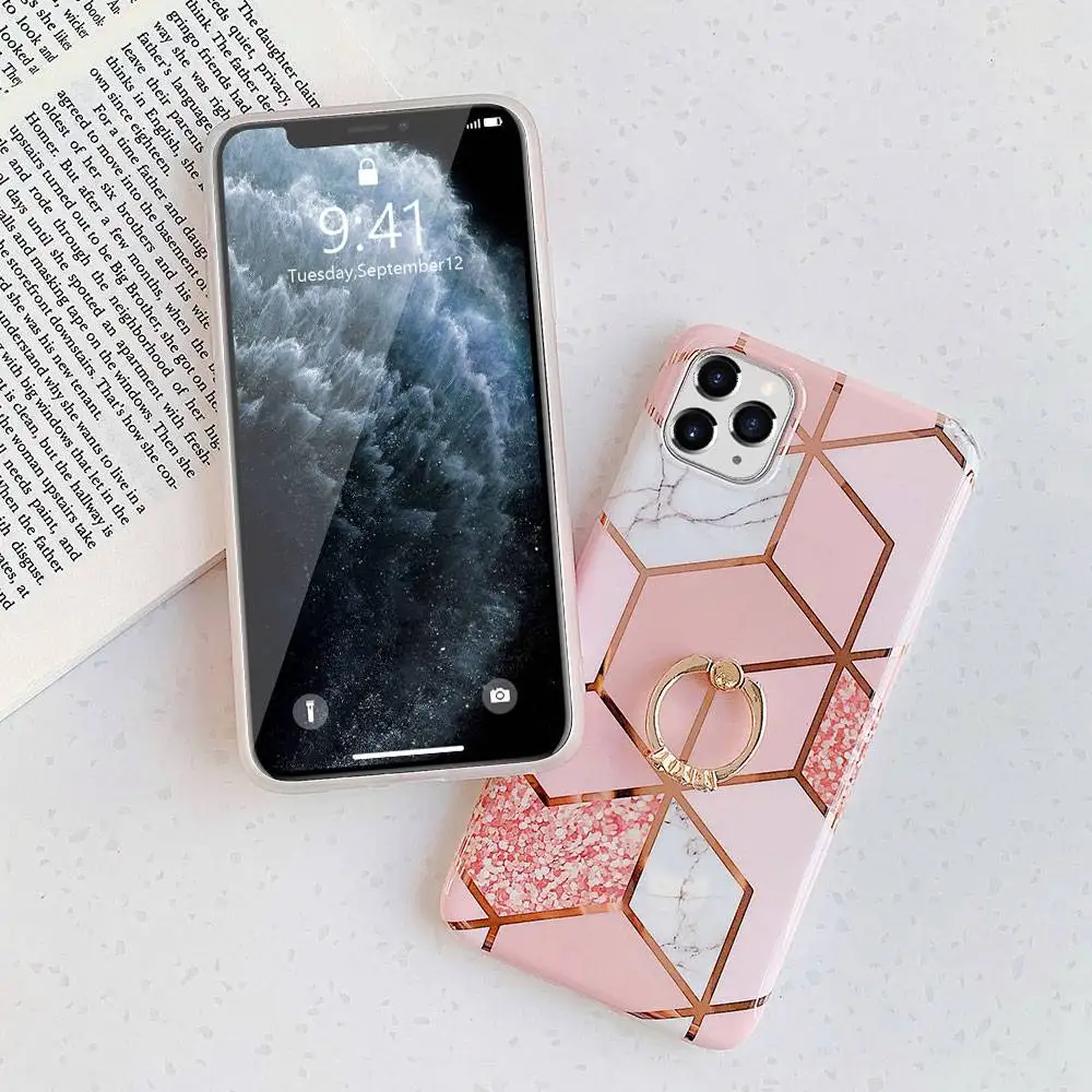 KISS чехол для телефона iPhone 11 Pro Max XS XR 6 6S 7 8 Plus X MAX гальванический геометрический