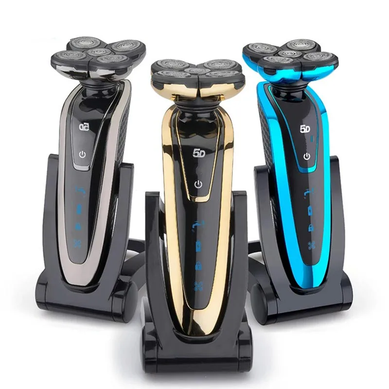 5D Floating Men Shaver Waterproof Electric Razor Rechargeable Whole Body Washing Head Shaving Machine Professional Beard Trimmer | Бытовая