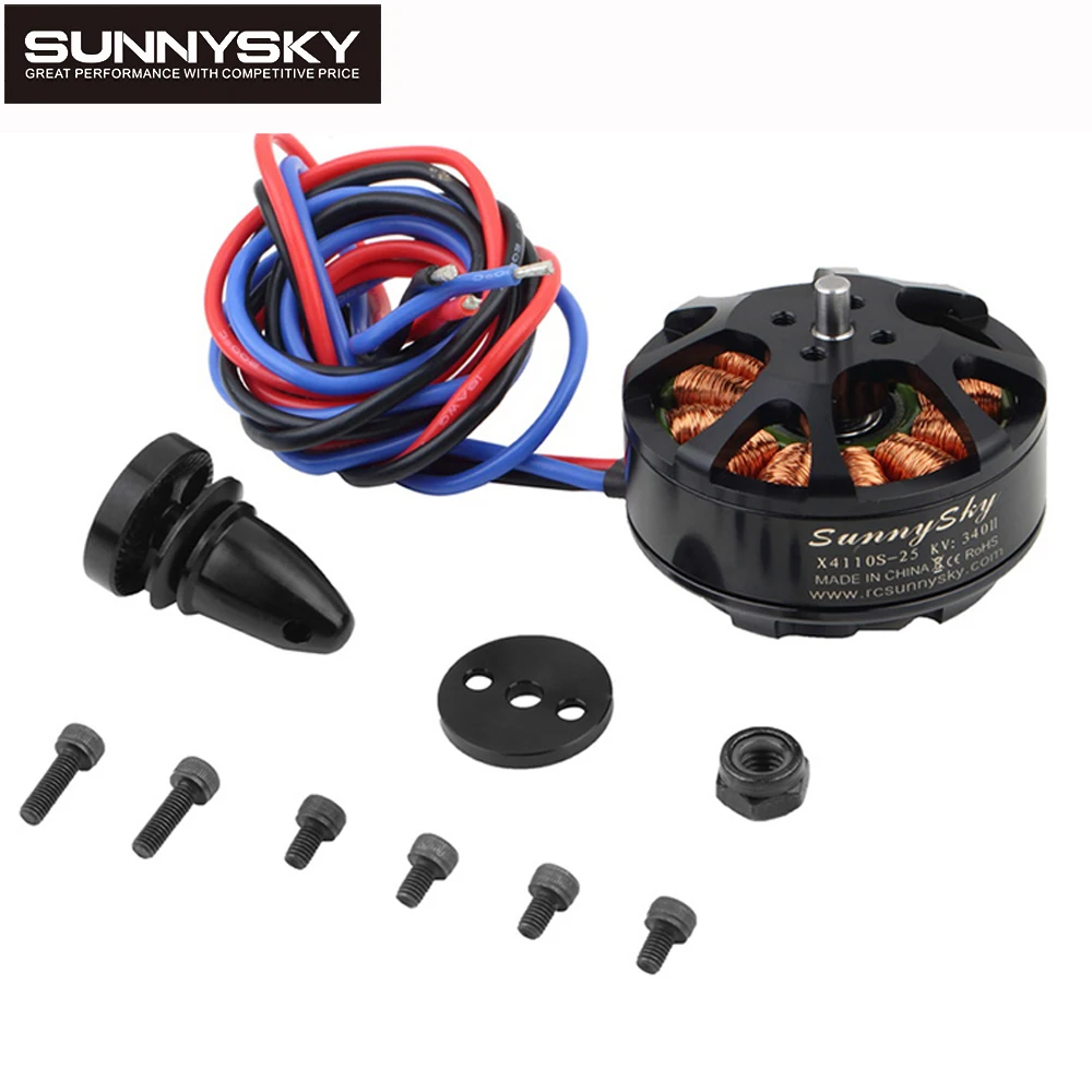 4 шт./лот Sunnysky X4110S 340KV 400KV 460KV 580KV 680KV 4S 6S бесщеточный двигатель для RC Мультикоптер