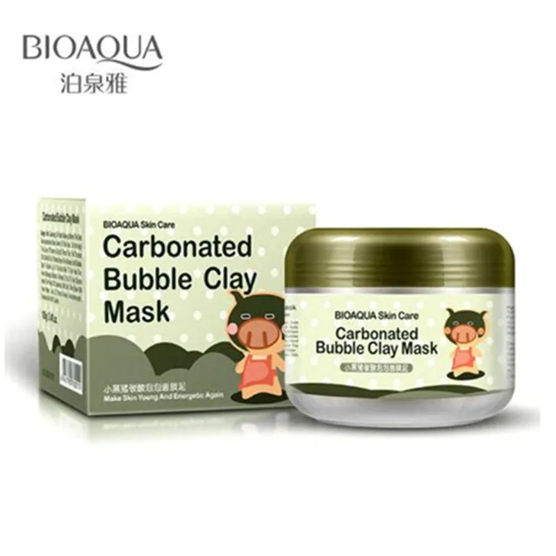 Маска для лица Уход за кожей отбеливающая газированная маска из пузырьковой