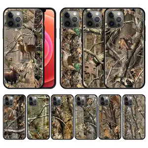 mobile phones case for apple iphone 13 11 pro max 7 8 plus 12 mini soft cover x xr xs 6 6s celular coque realtree real tree camo free global shipping