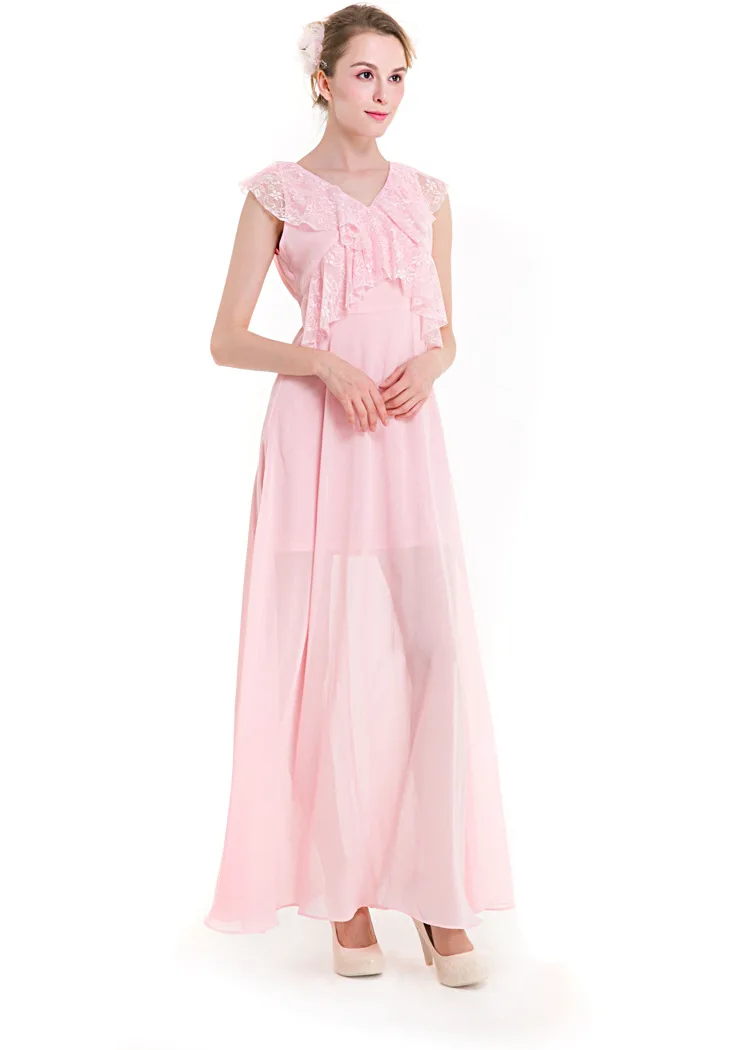 Сексуальное женское платье размера плюс с v образным вырезом без рукавов макси