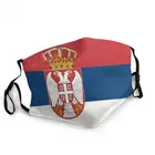 Флаг сербии маска для лица для мужчин, женщин, мужчин, противотуманная Пылезащитная маска, защитный респиратор стирающаяся маска для рта