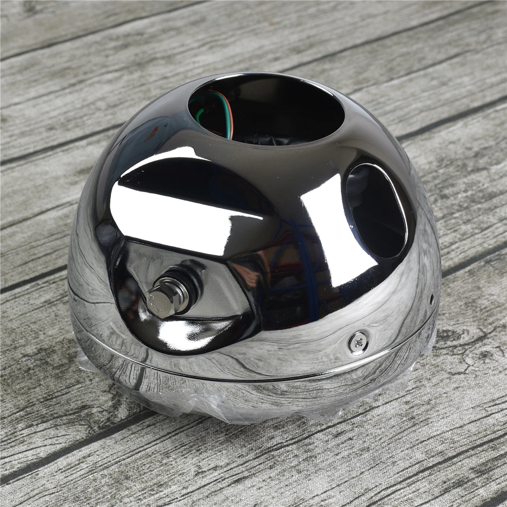 Мотоциклетная светодиодная фара в сборе кольцо ореола DRL с ближним/дальним