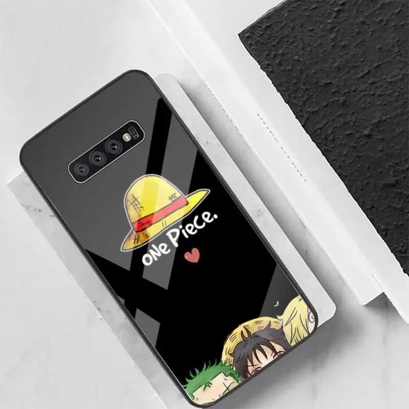 

One Piece Phone Case Back Cover For Samsung Cases S20 Plus S10 NOTE 8 9 10 10PRO Tempered Glass Soft Silicone Edge