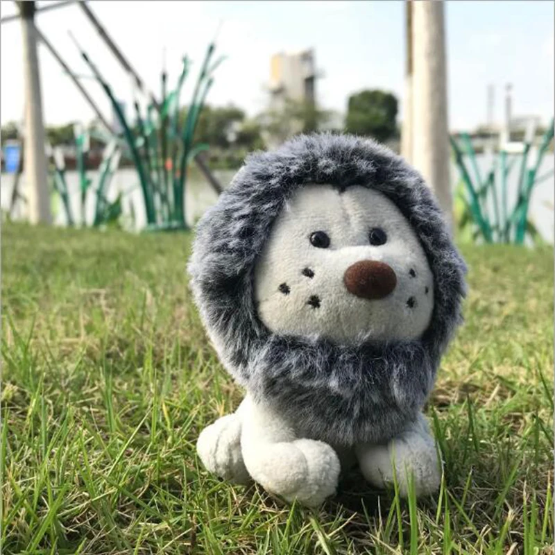 10 см милый плюшевый брелок с Львом кольцо для ключей милые игрушки подарок сумка