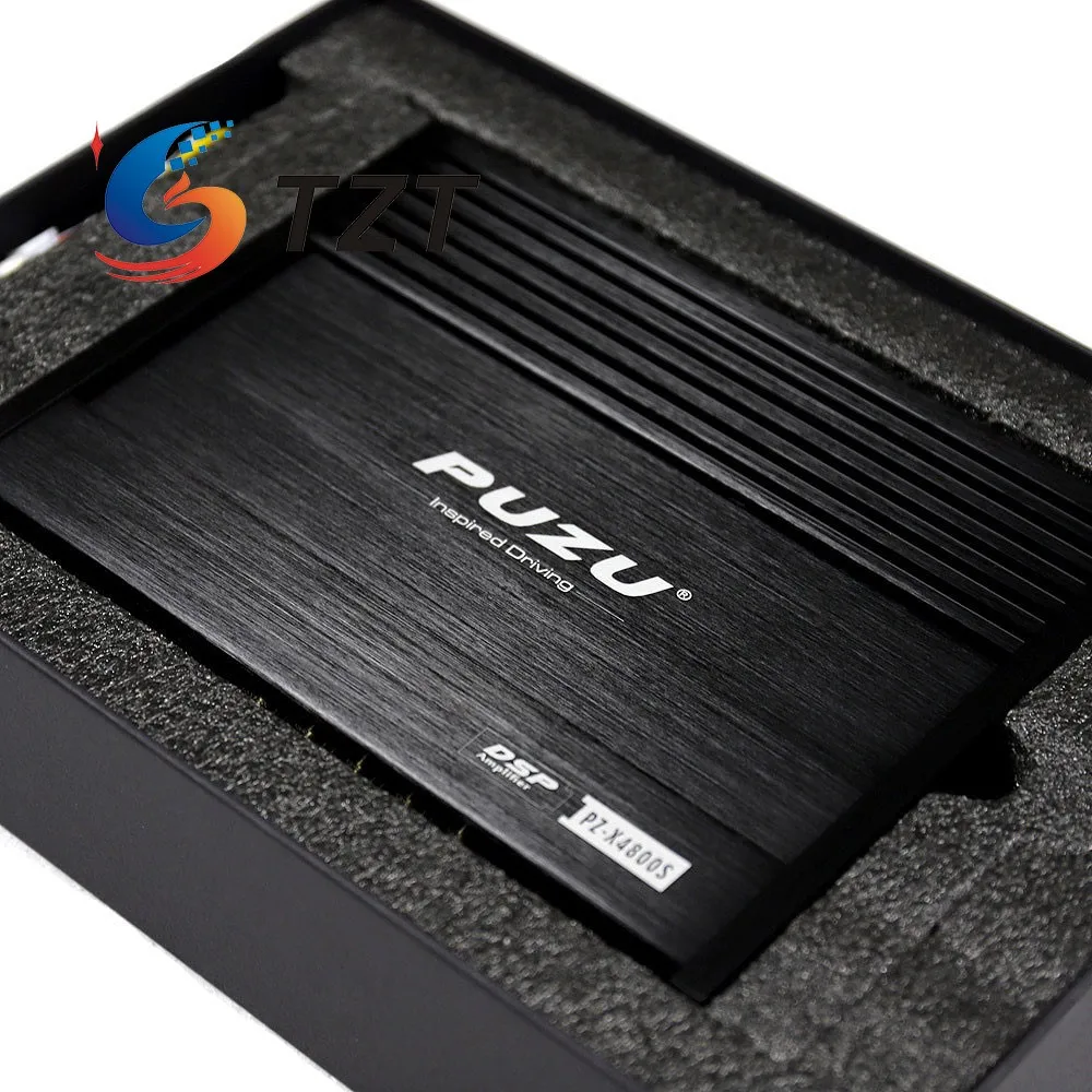 TZT PUZU PZ-X4800S DSP усилитель Bluetooth автомобильный цифровой процессор сигнала 8x150 Вт 4 в 8