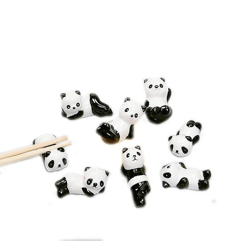 1 шт. керамический держатель для палочек еды в виде милой панды|Палочки еды| |