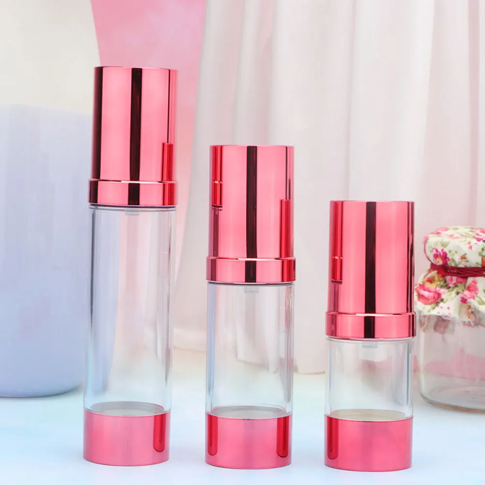 

6 Pcs 15ml Cosmetics Dispenser Bottle Lotion Cream Subpackaging Pump Container