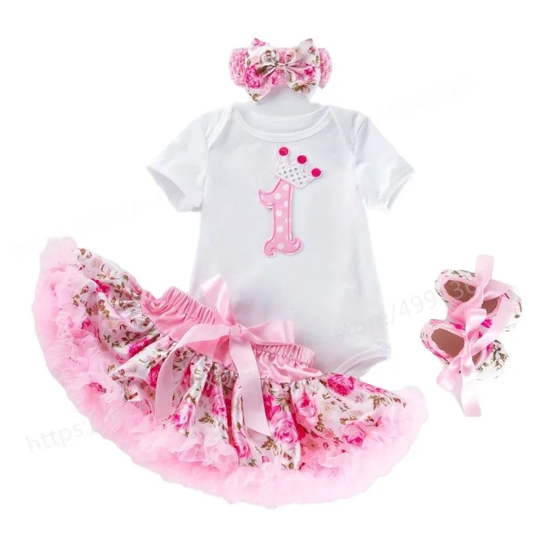 

1 Year Birthday Tutu Dress Baby Girl Dress Unicorn Party Girls Tutu Dress Toddler Kids Clothes Baby 1st First Birthday Outfits