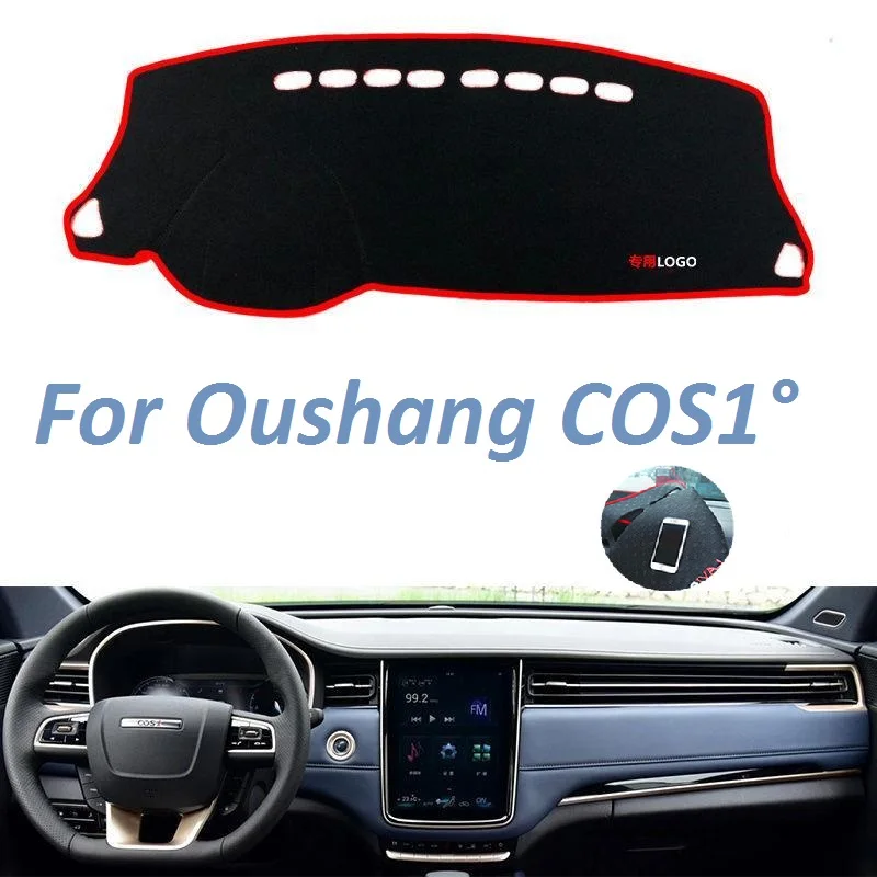 

For Chana Oushang COS1° Left Right Hand Drive Non Slip Dashboard Cover Mat Sunshade Instrument Carpet Car Accessories