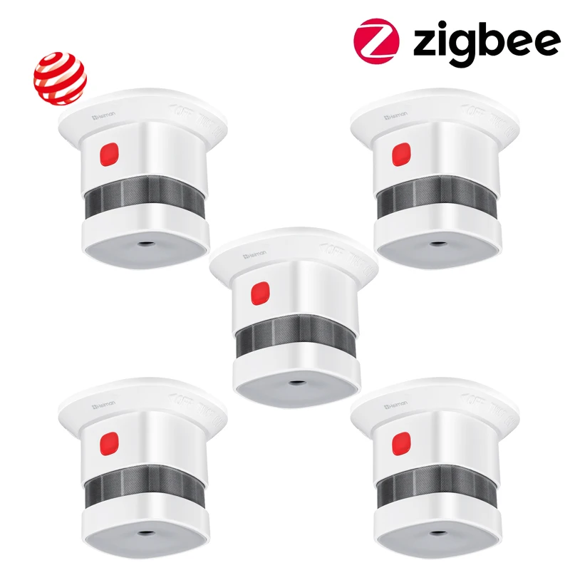 HEIMAN беспроводной умный противопожарный датчик дыма Zigbee умного дома s 2 4 ГГц