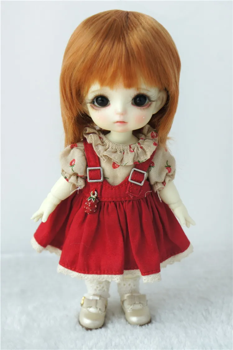 JD081 1/12 1/8 модные короткие синтетические мохеровые парики BJD волосы для кукол латти