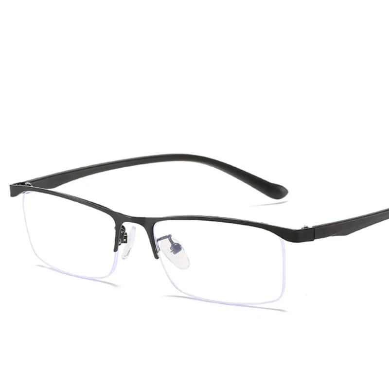 Очки в полуоправе для близорукости мужчин и женщин металлические ретро оправа