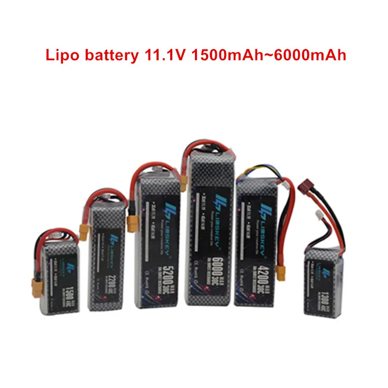 

3S Lipo 1500mAh 2200mah 2800mah 3000mah 4200mah 5200mah 11.1v lipo battery For RC toy Car Airplane Helicopter Boat 3s battery