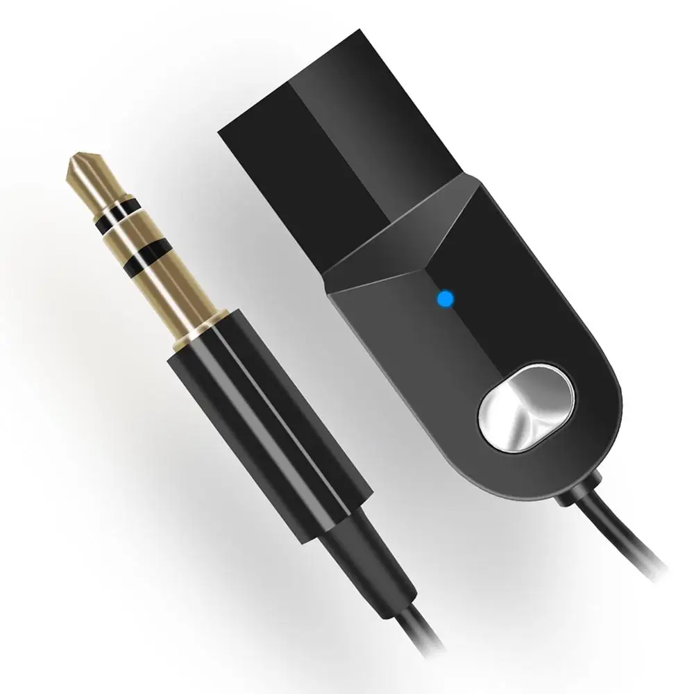5 0 Bluetooth аудио приемник передатчик микрофон AUX USB разъем 3 мм для ТВ ПК наушники