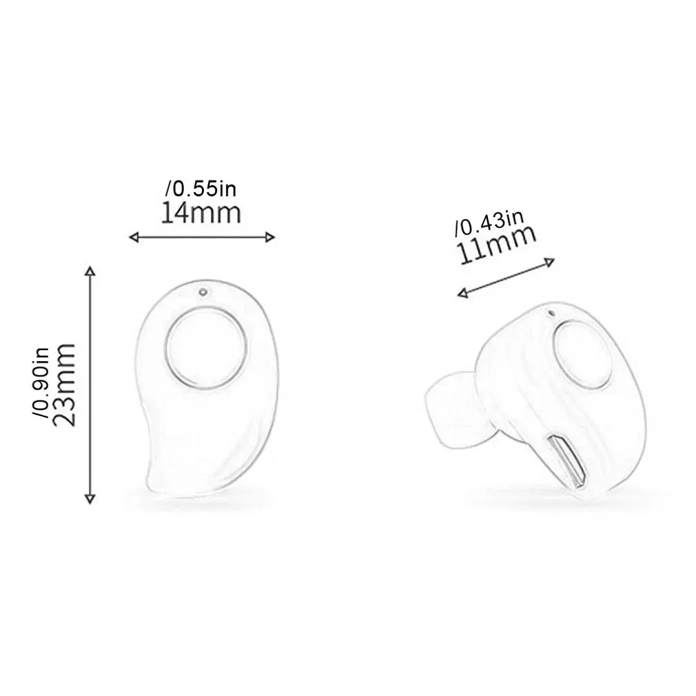 Bluetooth 4.1 Wireless In-ear Mini Earbuds Sport Stereo Headsets Earphones Hot Skin | Электроника