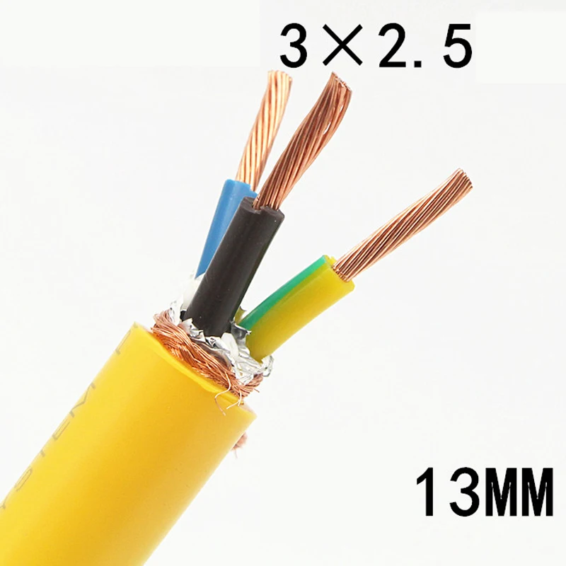 

Hifi OFC power cable Diy Audio Speaker CD player Amplifier DVD AC power cord Bulk power cable 13mm 17mm 19mm