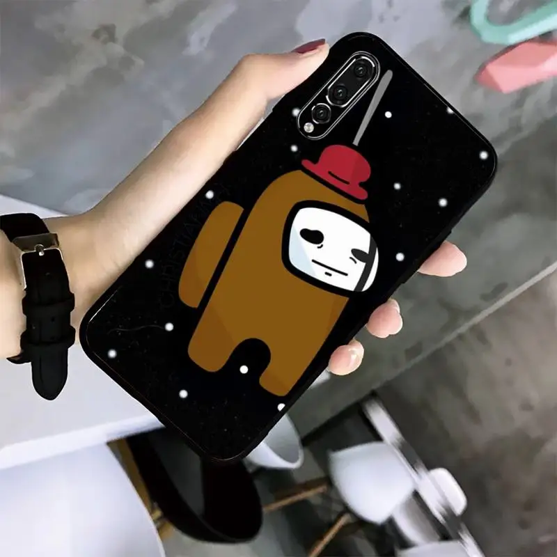 

YNDFCNB Space flight Phone Case For Huawei G7 G8 P7 P8 P9 P10 P20 P30 Lite Mini Pro P Smart Plus Black Soft TPU cove fundas