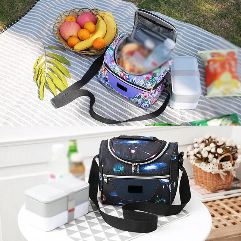 Цветная детская изолированная сумка для ланча диагональные сумки кулеры