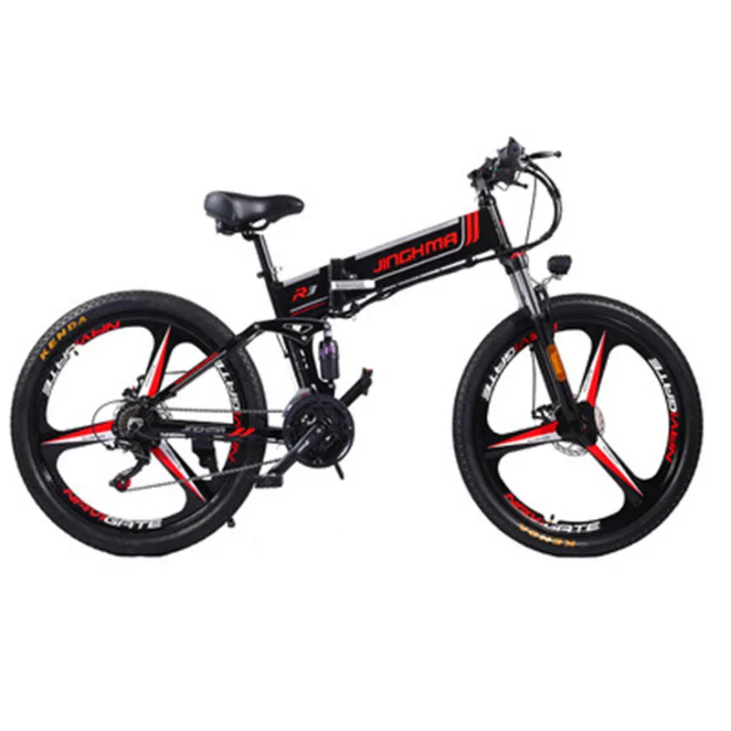 

26 Inch Electric Mountain Bike Folding Electric Bicycles With 800W 48V Powerful Electric Bicycle For Adult With Double Battery