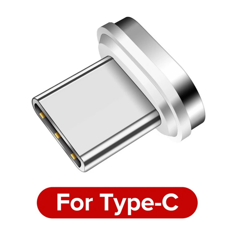 Type C Plug Магнитный кабель Venroii mi cro usb type C для samsung S8 S9 S10 Xiaomi mi 9 3A huawei P20 Быстрая зарядка type-C Магнитный зарядный шнур - Цвет: Type C Plug