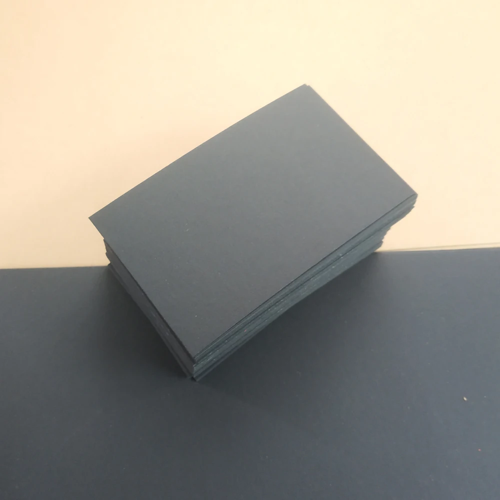 

100PCS, 300gms, blank black cardboard, kraft paper, 90X54MM