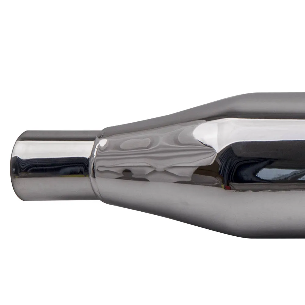 

4" Chrome Slip On Silencers Exhaust Pipes for Harley Touring 2017-2020 Slash Tip Dropshipping