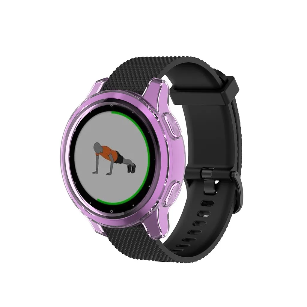2019 чехол для Garmin vivoactive 4S мягкий ультратонкий защитный силиконовый из ТПУ полный