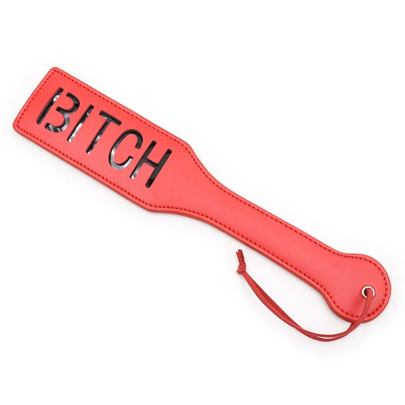 Раб сука черный красный розовый SM Flog Spank Paddle Beat удавка БДСМ игрушки для пар|Игры