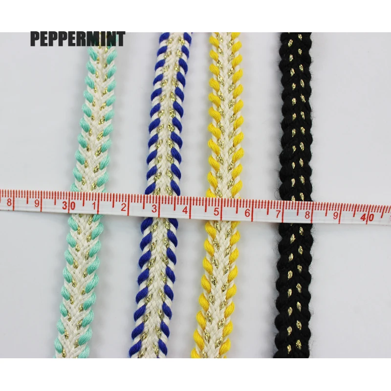 Плетеная тесьма из хлопка 1 ярд см для рукоделия костюмированная одежда товары